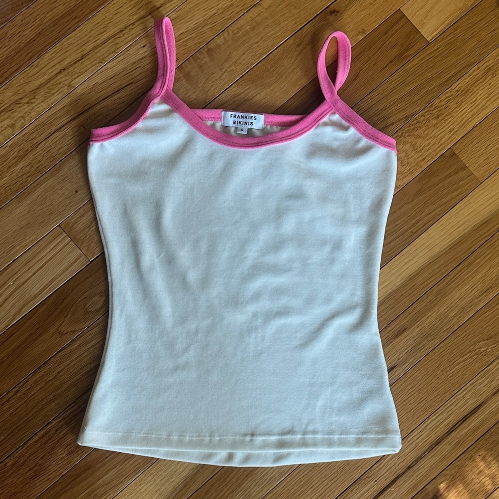 Frankie’s Bikinis Courtney Terry Scoop Tank size small
